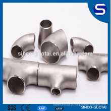 Encaixes de tubulação de aço inoxidável ASTM B16.9 304l para a indústria (ELBOW.TEE.REDUCER)